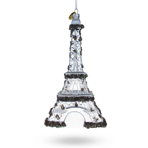 Eiffel Tower, Paris, France Glass Christmas Ornament - CC-0372