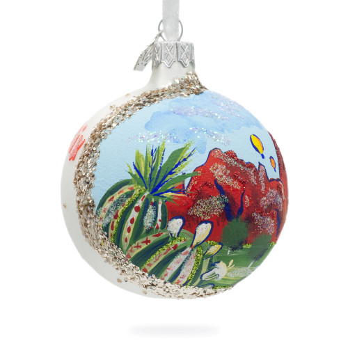 Phoenix, Arizona Glass Ball Christmas Ornament 3.25 Inches