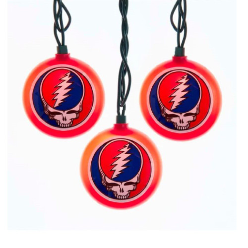 Grateful Dead Disc Light String Set of 10 Lights GD7211