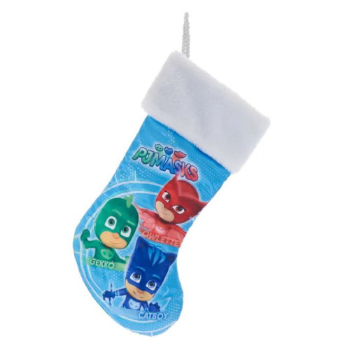 PJ Masks Printed Stocking with Plush Cuff 17 Inch PJ7171