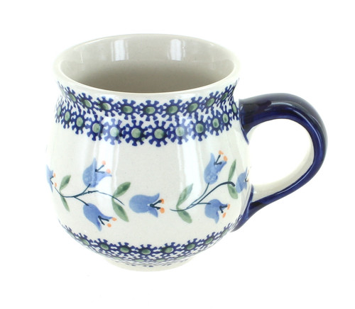 Blue Rose Polish Pottery Tulip Bubble Mug