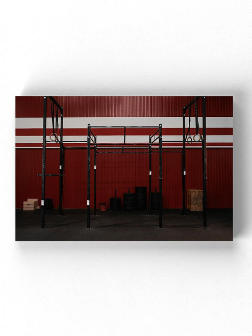 Exercise Gym Bars Wrapped Canvas -Image by Shutterstock