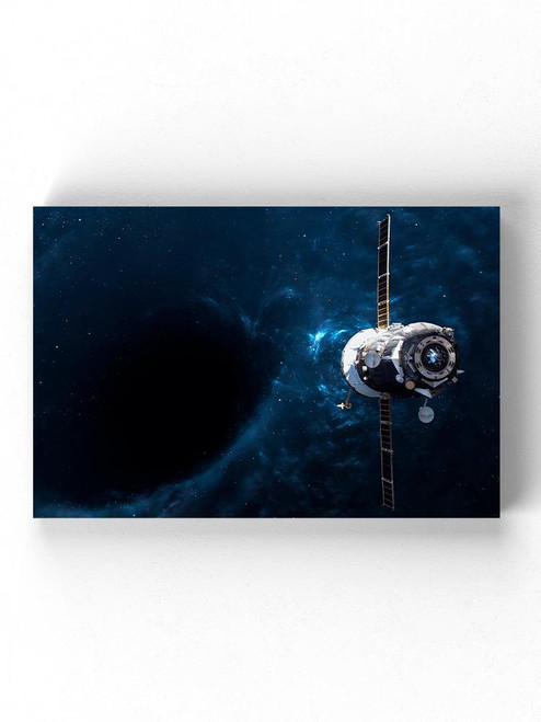 Spacecraft Going To Space Wrapped Canvas -Image by Shutterstock