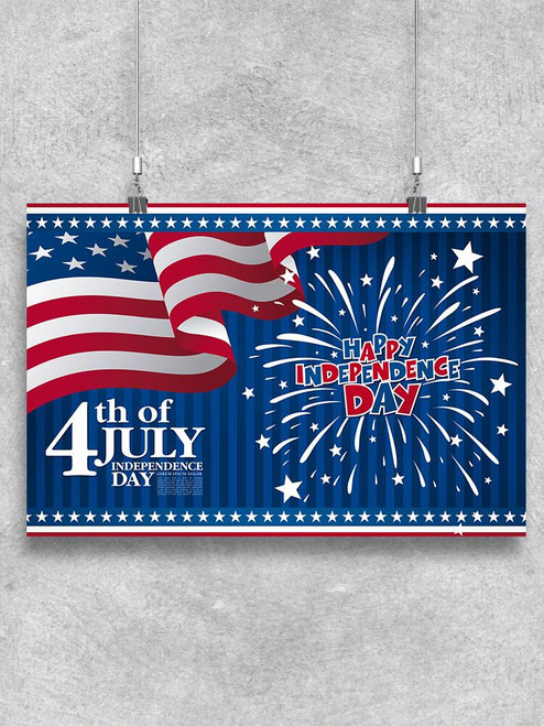 Happy Independence Day . Poster -Image by Shutterstock