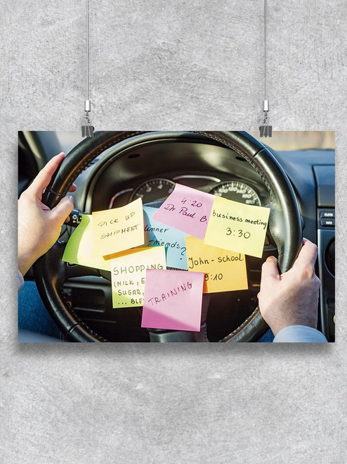 To Do List Chaotic Errands Poster -Image by Shutterstock