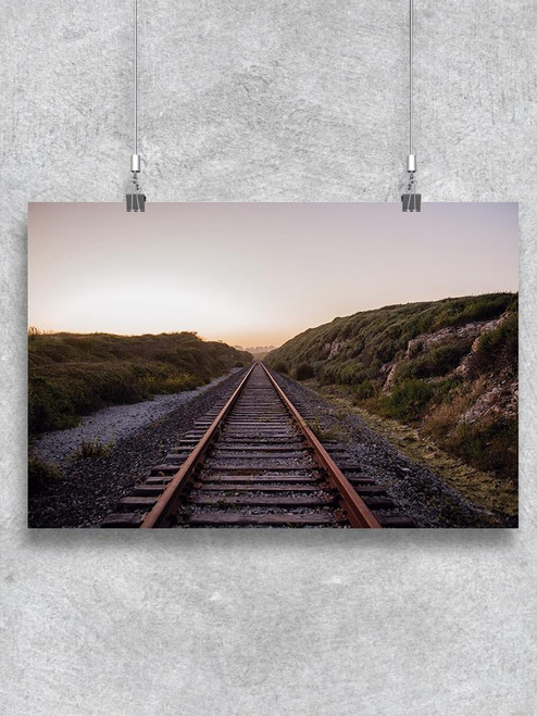 Train Tracks To Nowhere Poster -Image by Shutterstock