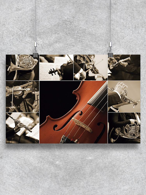 Classical Music Collage Poster -Image by Shutterstock