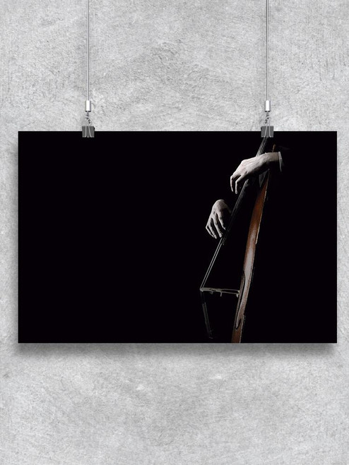Double Bass Strings Poster -Image by Shutterstock