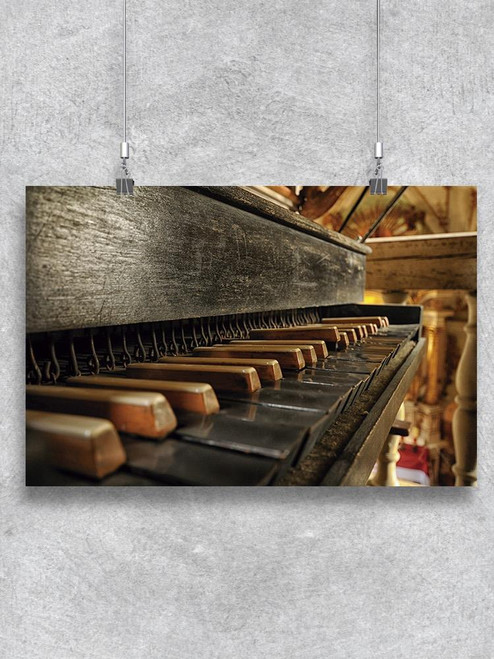 Old Piano Keys Poster -Image by Shutterstock