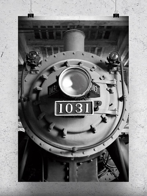 Steam Locomotive Poster -Image by Shutterstock