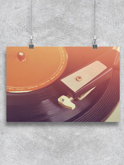Old Record Player Close-up Poster -Image by Shutterstock