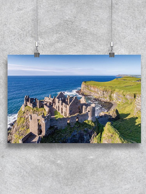 Dunluce Castle Ruins Poster -Image by Shutterstock