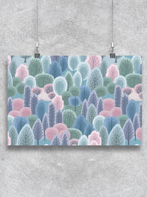 Winter Forest Design Poster -Image by Shutterstock
