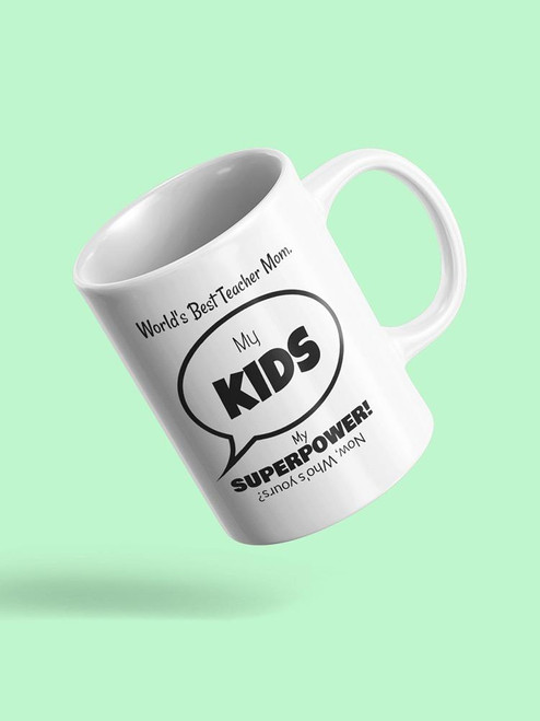 World's Best Teacher Mom Mug Unisex's -Image by Shutterstock