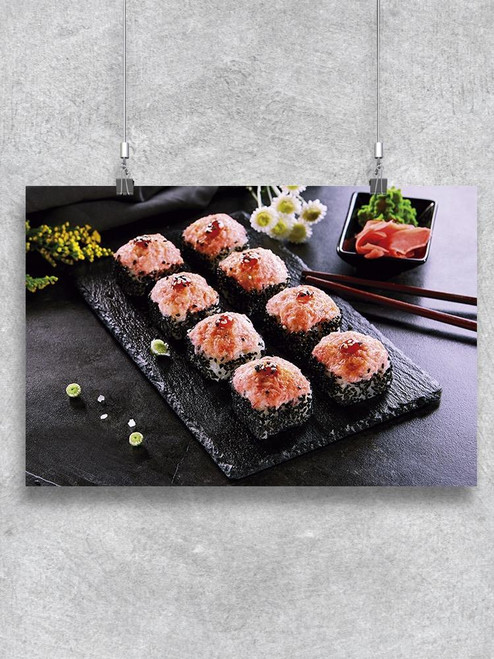 Baked Roll With Shrimp Poster -Image by Shutterstock
