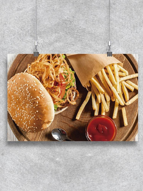 American Burger Combo Poster -Image by Shutterstock