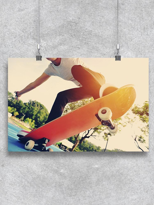 Skating At The Park Poster -Image by Shutterstock