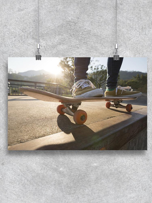 Skateboarder Legs Poster -Image by Shutterstock