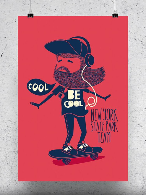 N.y. Skate Park Team Poster -Image by Shutterstock
