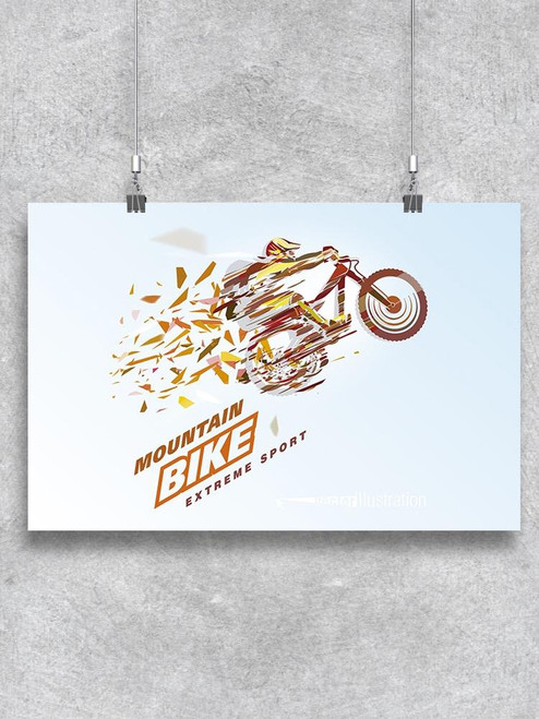 Mountain Bike Extreme Sport. Poster -Image by Shutterstock