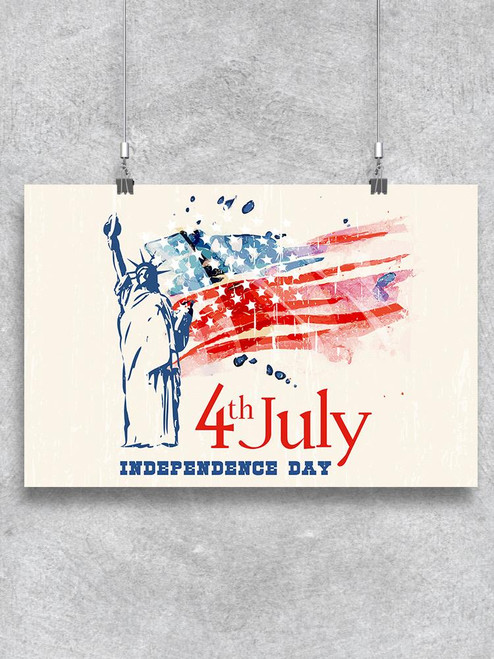 Independence Day Design. Poster -Image by Shutterstock