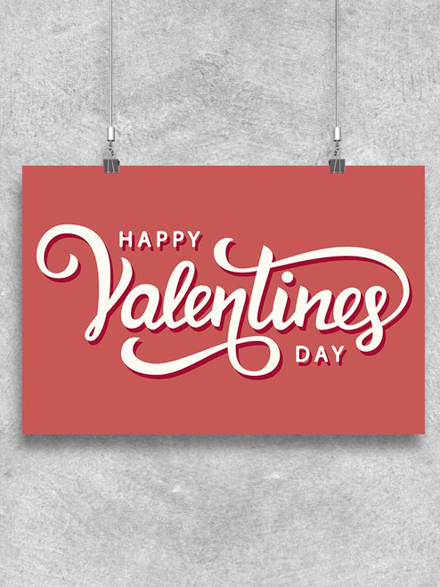 Greeting Valentine's Day Poster -Image by Shutterstock