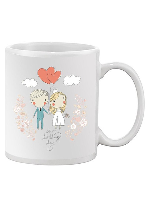 Our Wedding Day Mug Unisex's -Image by Shutterstock