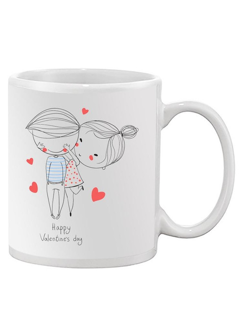 Valentine's Day Doodle Mug Unisex's -Image by Shutterstock