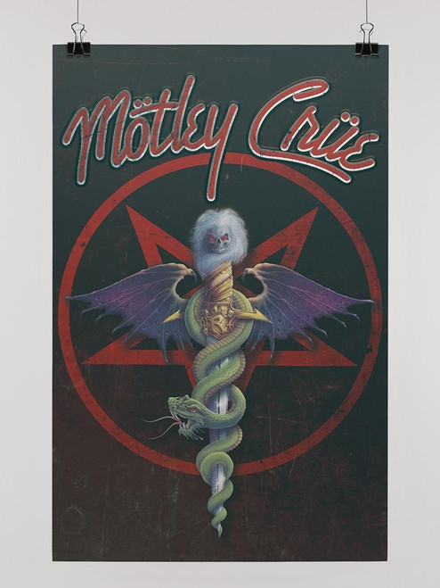 Motley Crue Poster -Motley Crue Designs