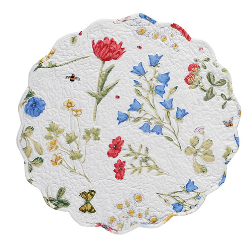 Park Designs Round Wildflower Placemat Set