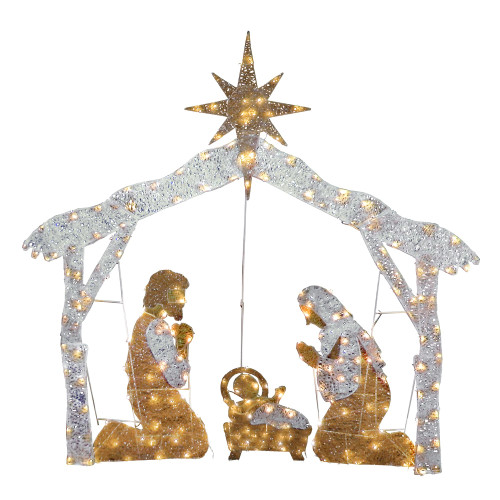 55" LED Lighted Nativity Scene Christmas Decoration