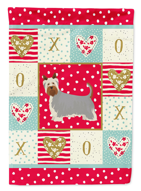 Caroline's Treasures CK5811GF Australian Silky Terrier #2 Love Flag Garden Size, Small, multicolor