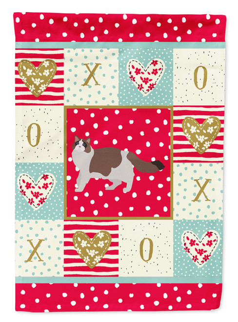 Caroline's Treasures CK5688GF Ragdoll #3 Cat Love Flag Garden Size, Small, multicolor