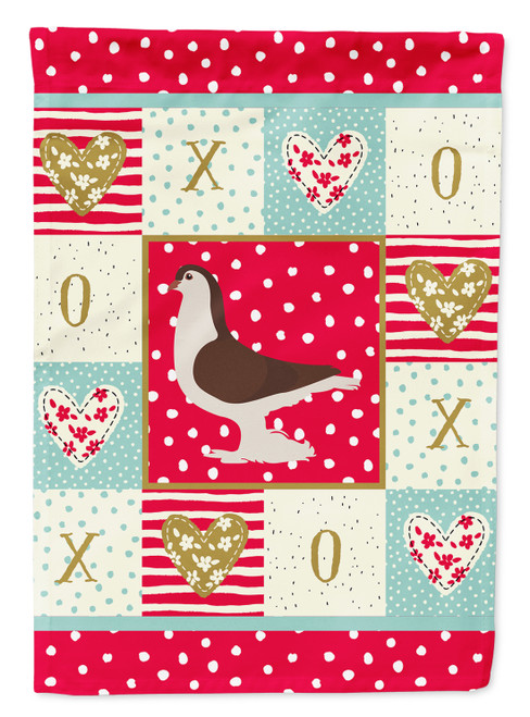 Caroline's Treasures CK5370GF Large Pigeon Love Flag Garden Size, Small, multicolor