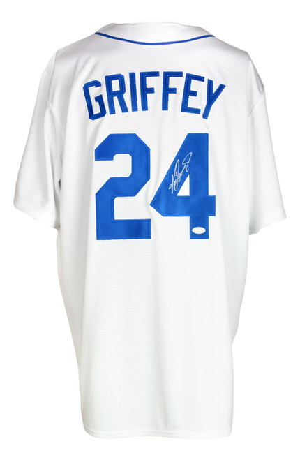 Ken Griffey Jr. Signed Seattle Mariners Majestic Cool Baseball Jersey JSA