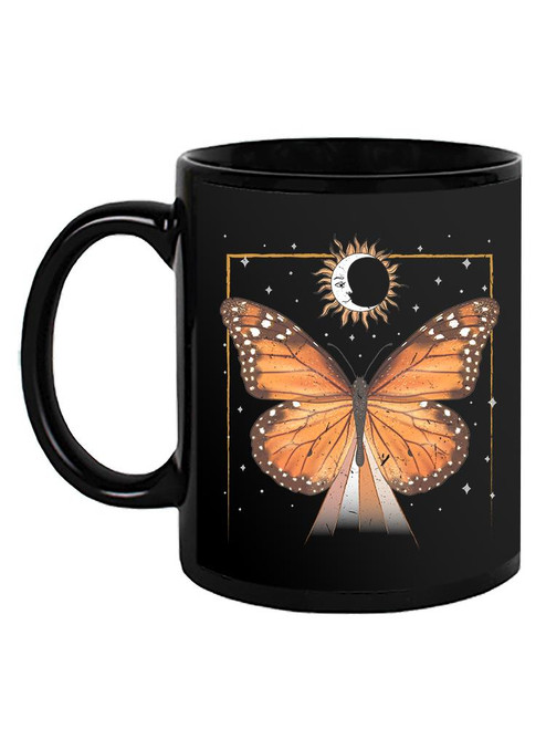 Cosmical Butterfly Mug -SmartPrintsInk Designs