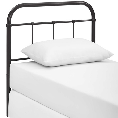Modway Serena Twin Steel Headboard With Brown Finish MOD-5534-BRN