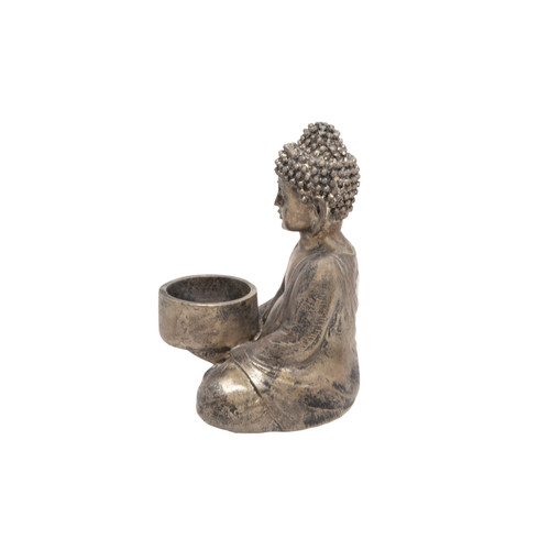 Sagebrook Home Seated Buddha Tealight Candleholder 13029-06