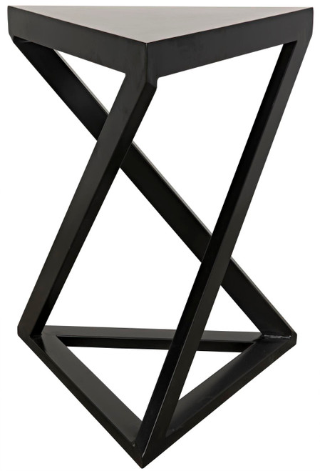 Noir Black Metal Orpheo Side Table GTAB843MTB