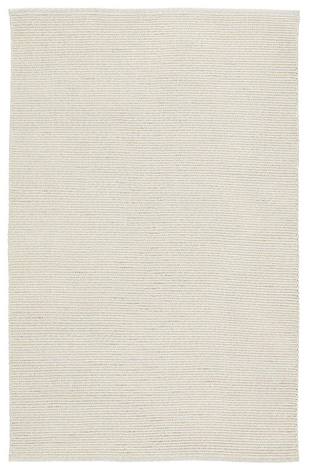 Jaipur Living Indoor Outdoor Solid Beige And Ivory 6'x9' Area Rug RUG152601