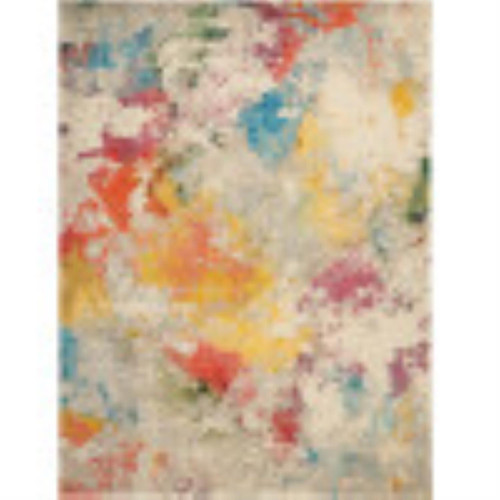 Nourison Celestial 9'X12' Ivory And Multicolor Area Rugs 099446482945