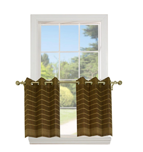 Versailles Home Fashions Bamboo Wood Grommet Top Panel BPU144824-12
