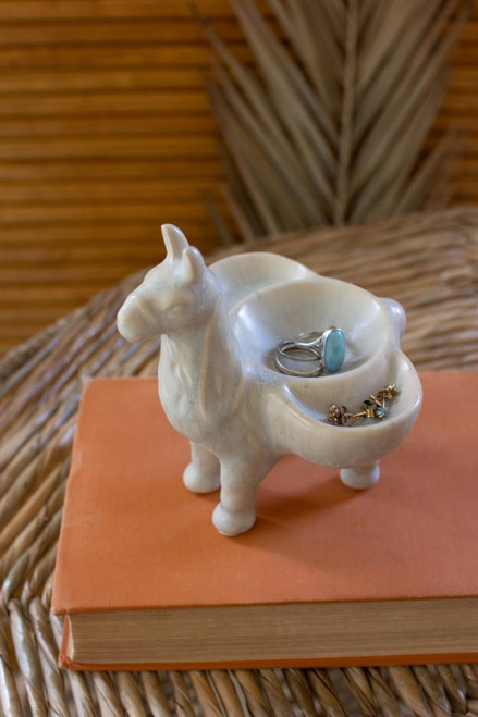 Kalalou Ceramic Alpaca Planter CHN1202