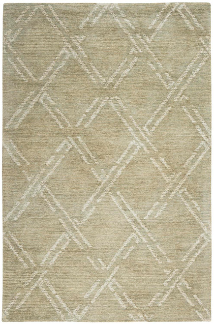 Nourison Venosa Green Ivory 3'9" x 5'9" Area Rug 099446787224