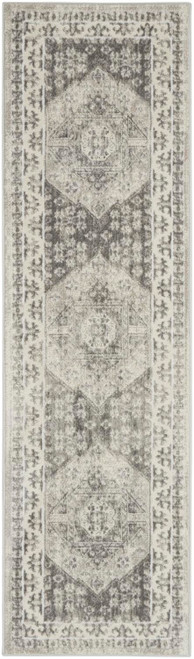 Nourison Cyrus Ivory 2'2" x 7'6" Area Rug 099446795892