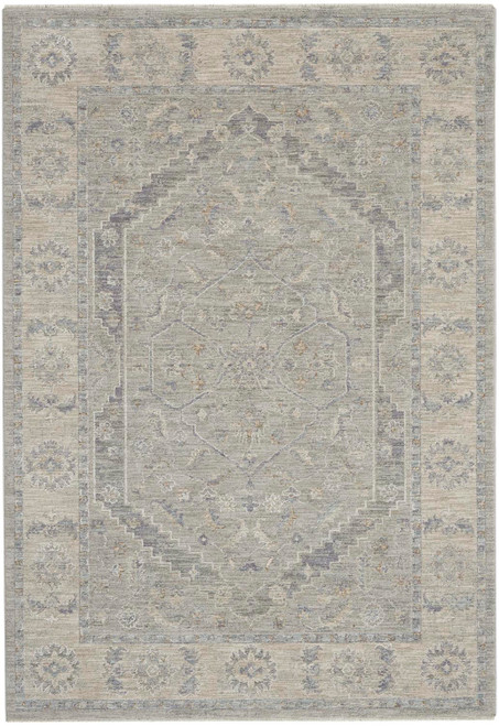 Nourison Asher Grey 5'3" x 7'8" Area Rug 099446806871