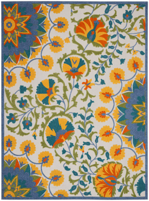 Nourison Aloha Multicolor 7' x 10' Area Rug 099446828323