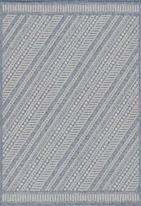 Momeni Hampton 2'7" X 7'6" Runner Rug With Blue Finish HAMPOHAM-3BLU2776