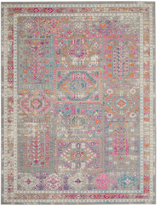 Nourison Passion 8' x 10' Rectangle Area Rugs With Grey Finish 099446780768