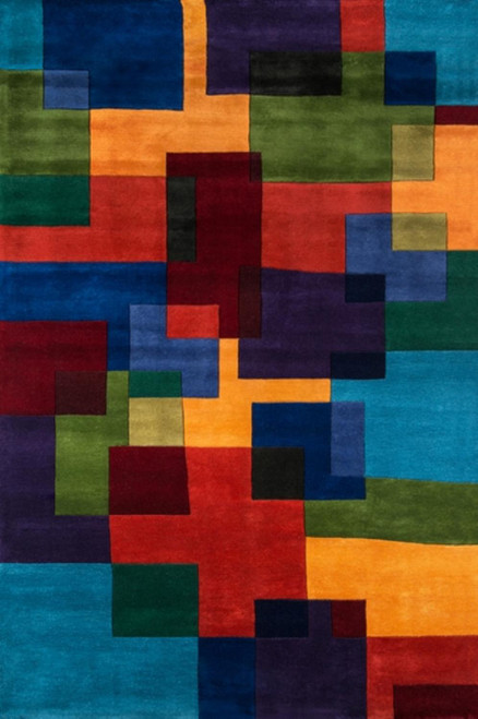Momeni New Wave 8' X 11' Area Rugs With Multi Finish NEWWANW-49MTI80B0